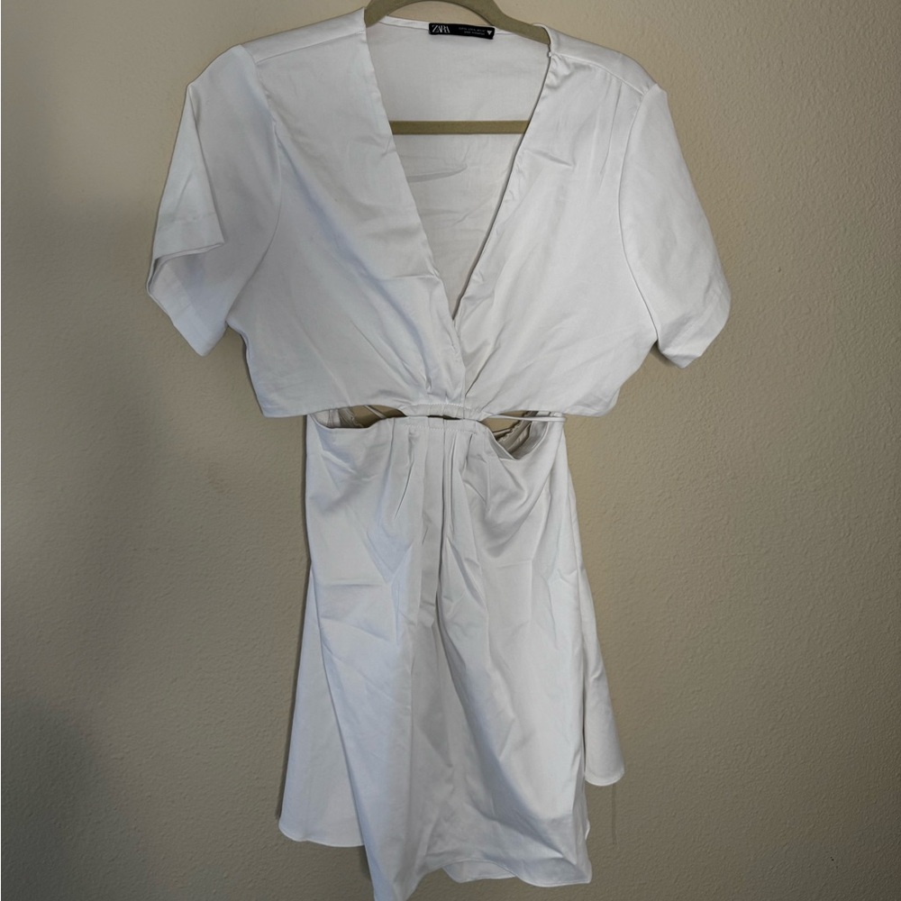 Zara white dress